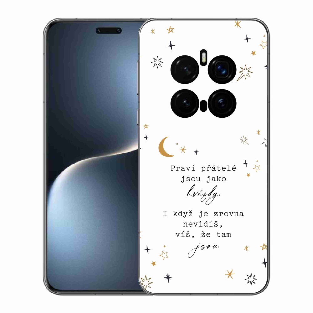 Gelový kryt mmCase na Honor Magic 7 Pro 5G - citát 6 bílé pozadí