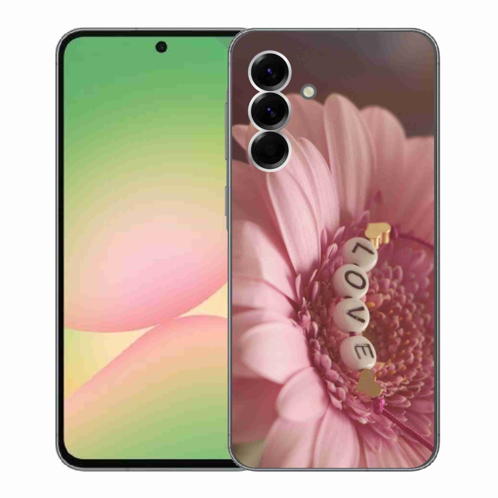 Gelový kryt mmCase na Samsung Galaxy A56 5G - přívěsek love