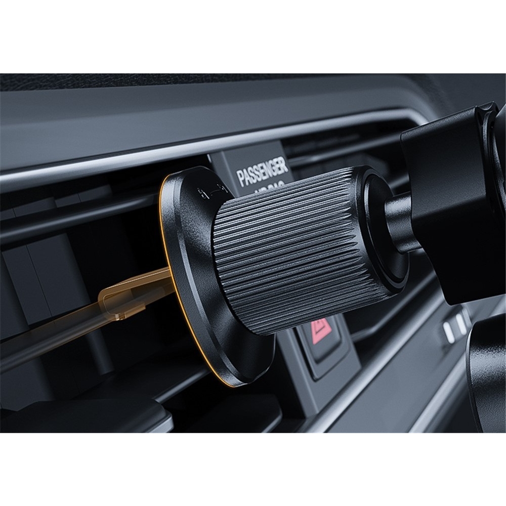 X15 bezdrátová nabíječka do auta s držákem do ventilace 15 W - stříbrná