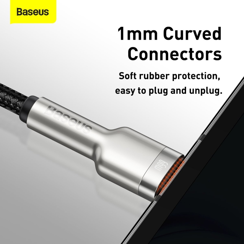 Baseus Cafule Metal Series Datový Kabel USB-A - USB-C 66W 2m Black