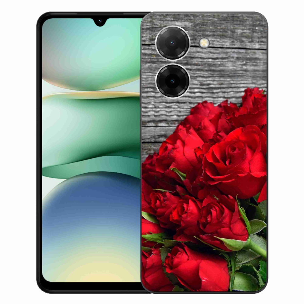 Gelový kryt mmCase na Xiaomi Redmi A5 (171.7x77.8x8.3mm) - červené růže