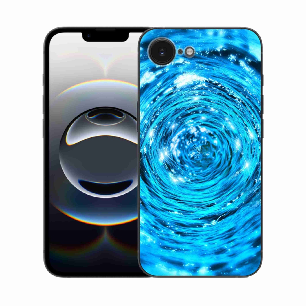 Gelový kryt mmCase na iPhone 16e - vodní vír