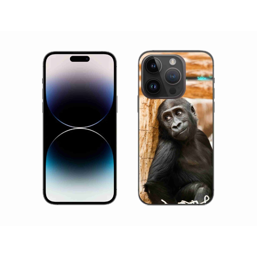 Gelový kryt mmCase na iPhone 14 Pro - gorila