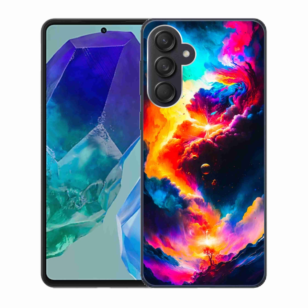Gelový kryt mmCase na Samsung Galaxy M55 5G - abstraktní motiv