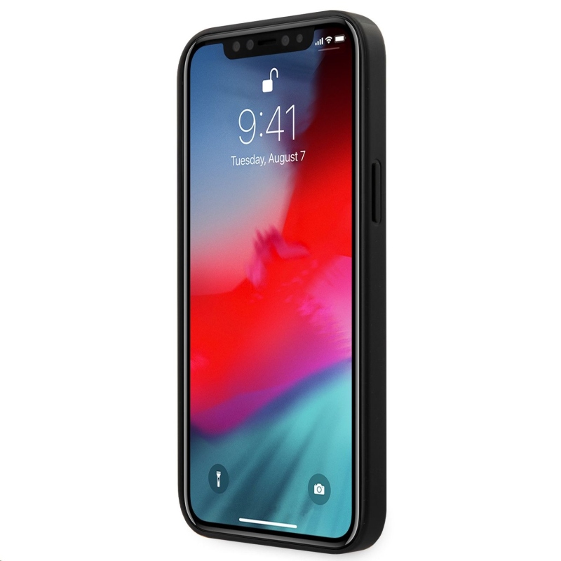 Guess 4G Triangle Zadní Kryt pro iPhone 12 Pro Max 6.7 Grey 