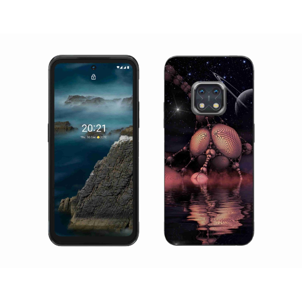Gelový kryt mmCase na Nokia XR20 - abstraktní motiv 19