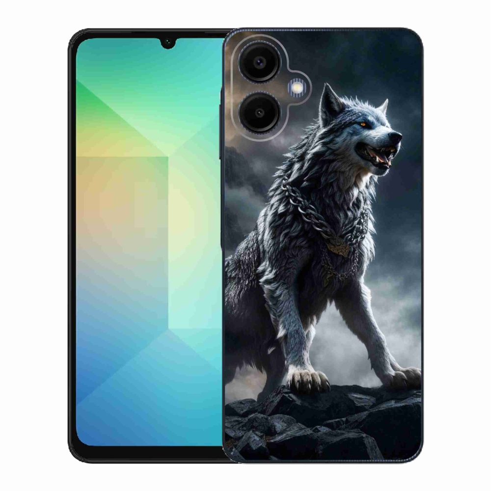 Gelový kryt mmCase na Samsung Galaxy A06 4G - vlk 1