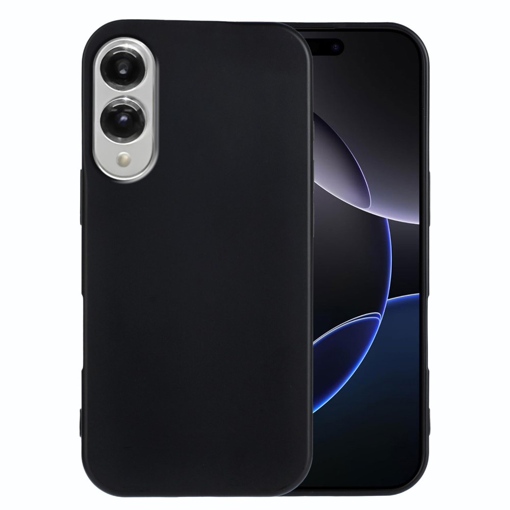 Matný gelový obal na Samsung Galaxy S25 Edge - černý