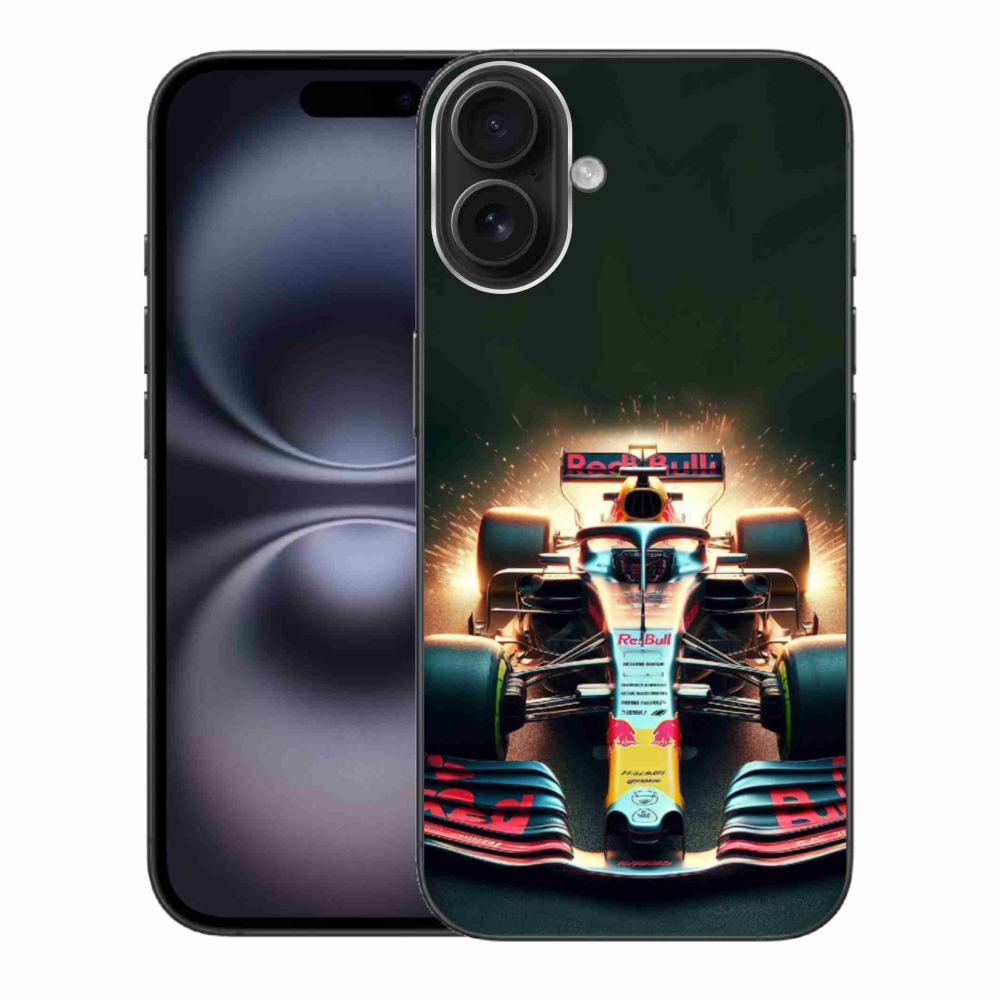 Gelový kryt mmCase na iPhone 16 Plus - formule 3