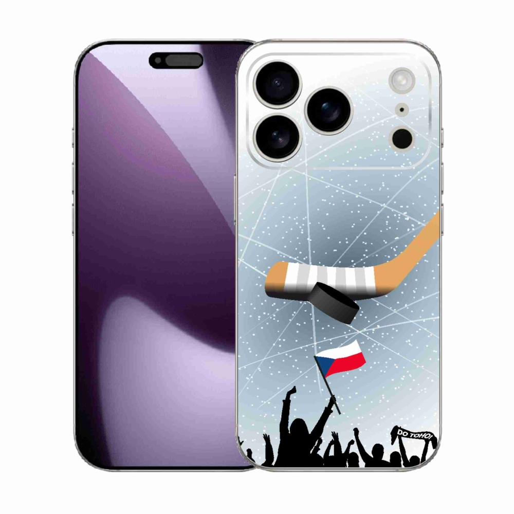 Gelový kryt mmCase na iPhone 17 Pro - fanoušci hokeje