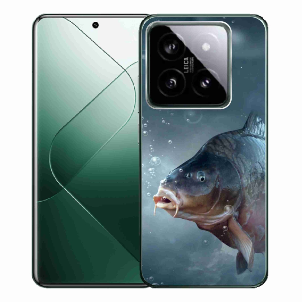 Gelový kryt mmCase na Xiaomi 14 Pro - kapr a bublinky