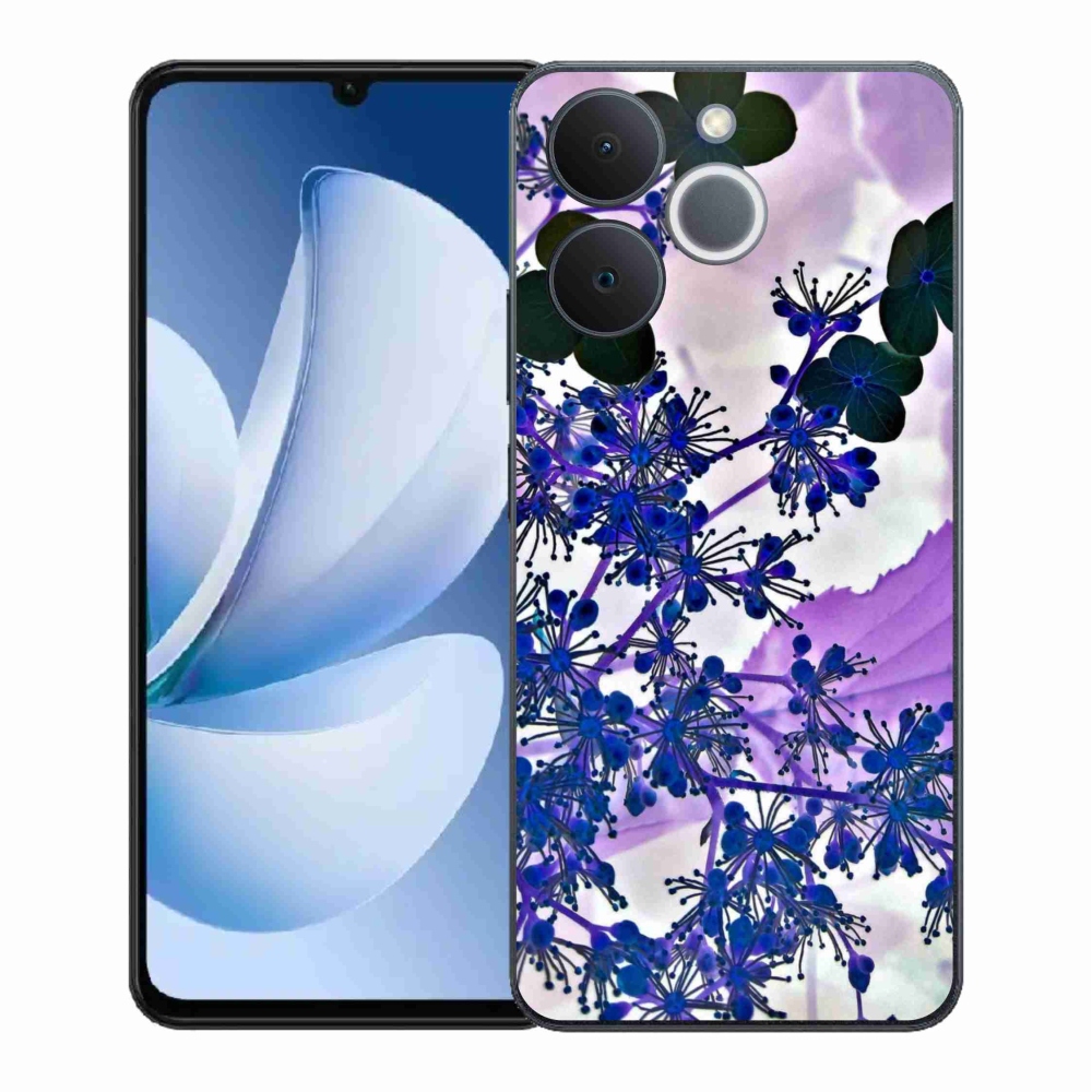 Gelový kryt mmCase na Realme Note 70T - květ hortenzie