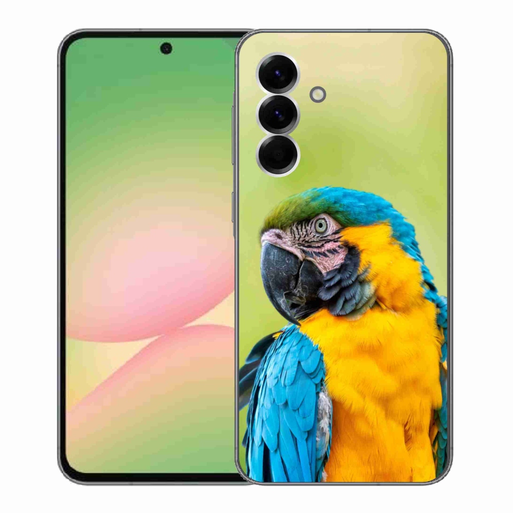 Gelový kryt mmCase na Samsung Galaxy A56 5G - papoušek ara 2