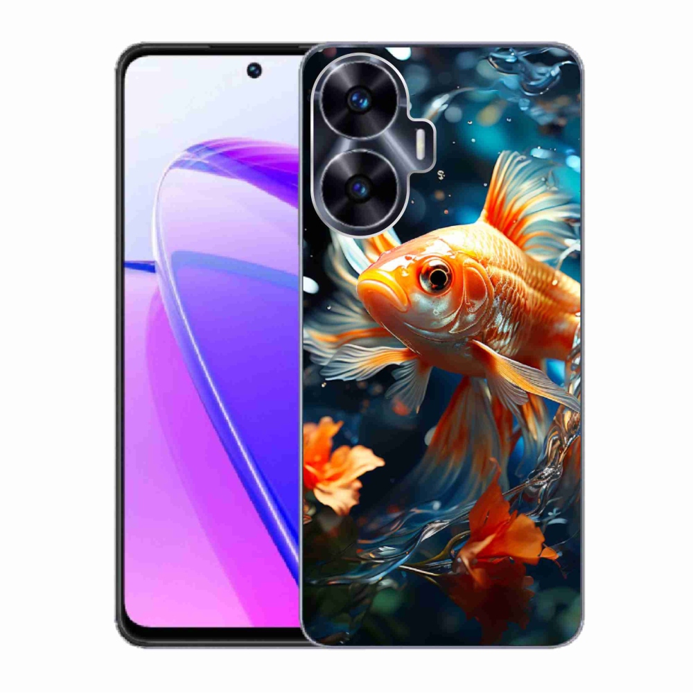 Gelový kryt mmCase na Realme C55 - rybka