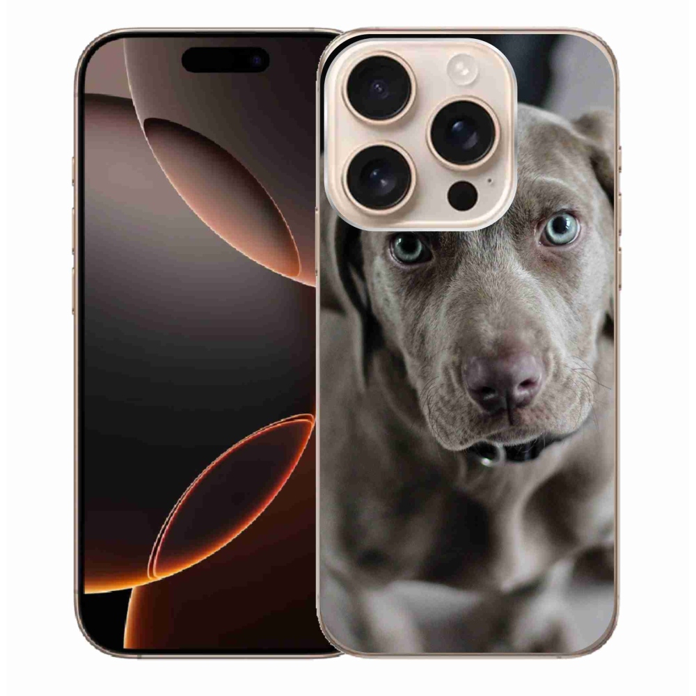 Gelový obal mmCase na iPhone 16 Pro Max - výmarský ohař
