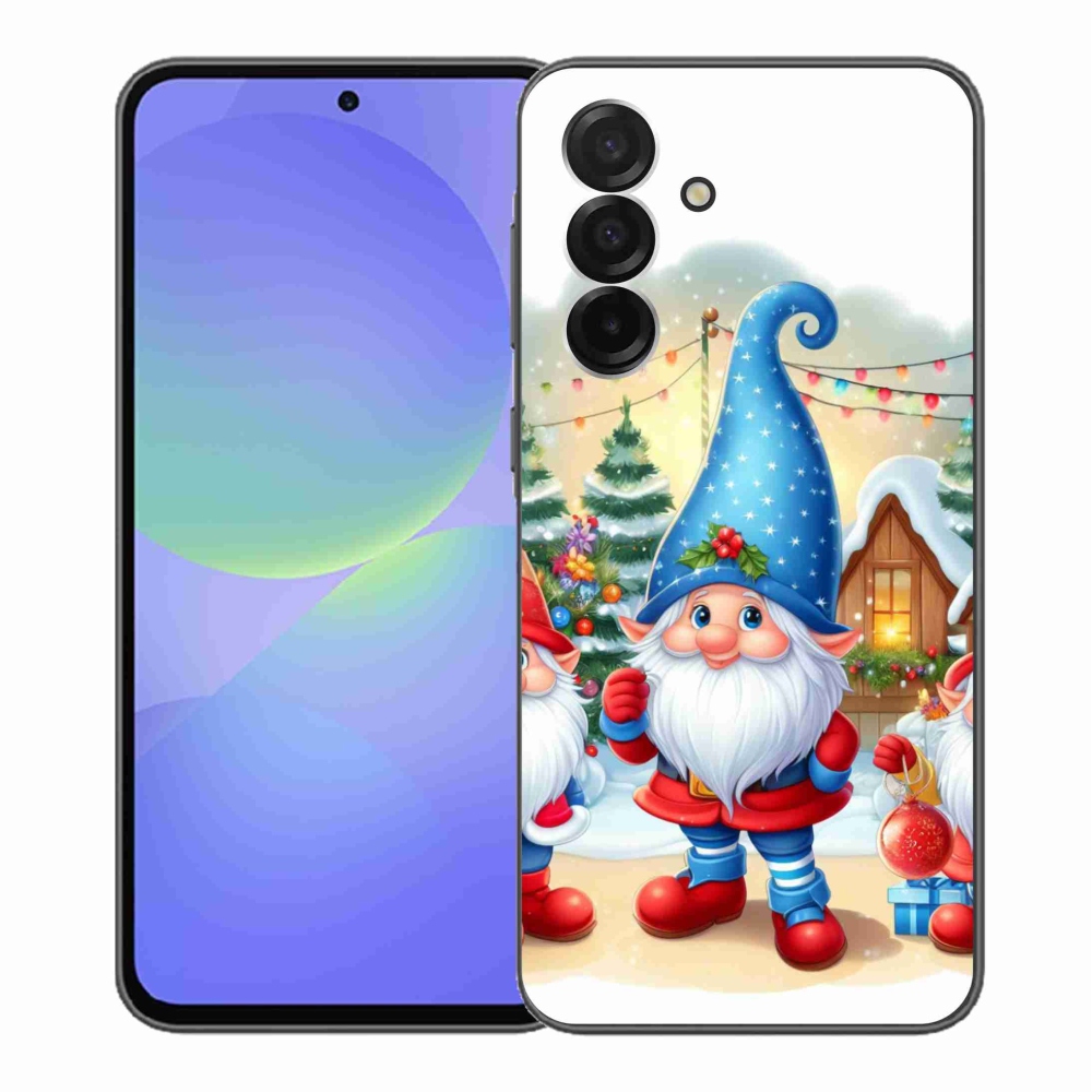 Gelový kryt mmCase na Samsung Galaxy A36 5G - vánoční skřítci