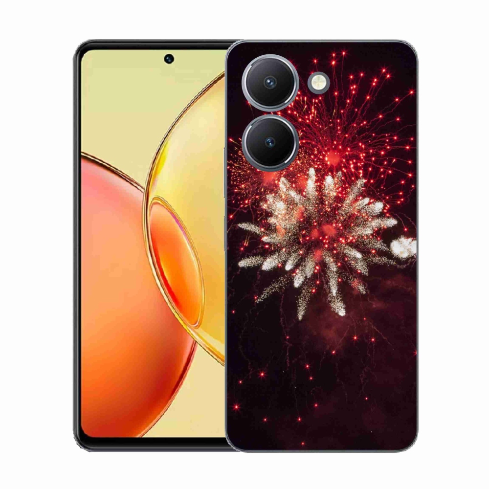 Gelový kryt mmCase na Vivo Y36 - ohňostroj