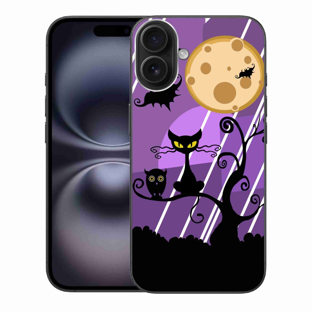Gelový kryt mmCase na iPhone 16 Plus - halloween