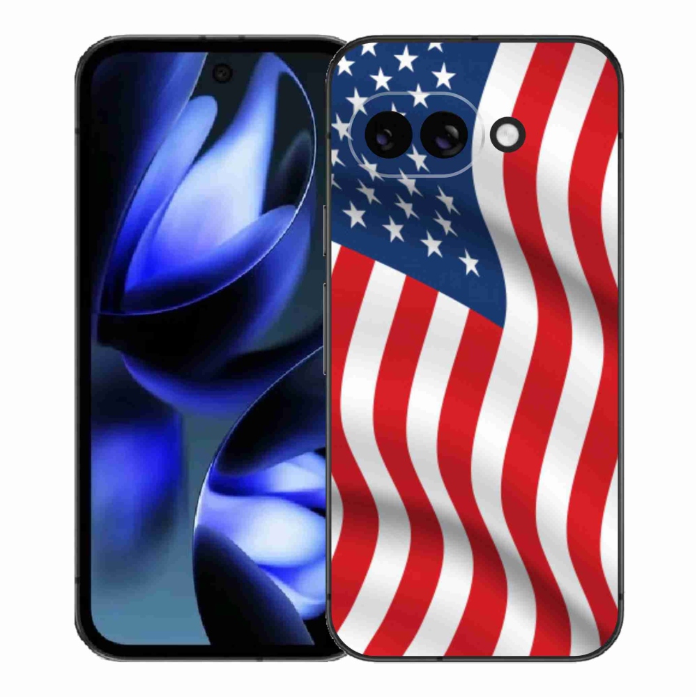 Gelový kryt mmCase na Google Pixel 9a - USA vlajka