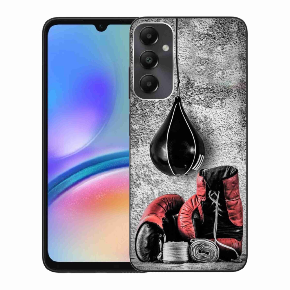 Gelový kryt mmCase na Samsung Galaxy A05s - boxovací pytel a rukavice