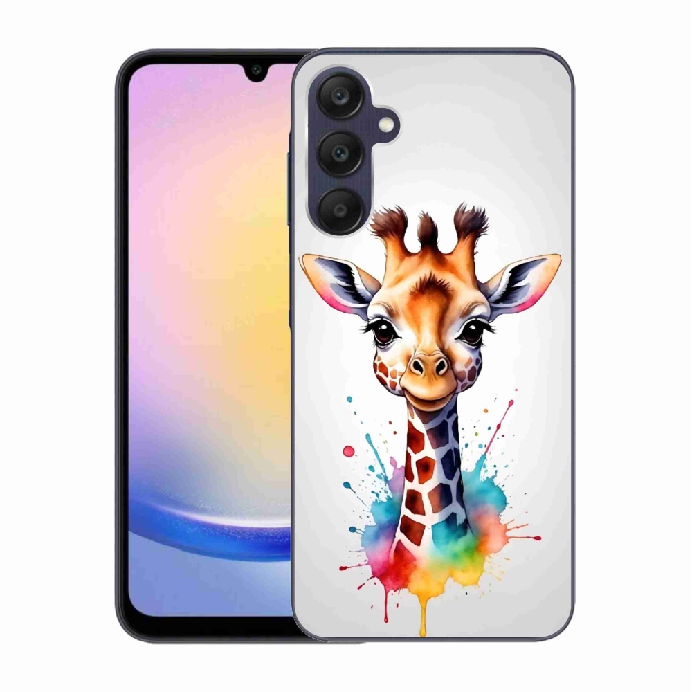 Gelový kryt mmCase na Samsung Galaxy A25 5G - žirafa 1