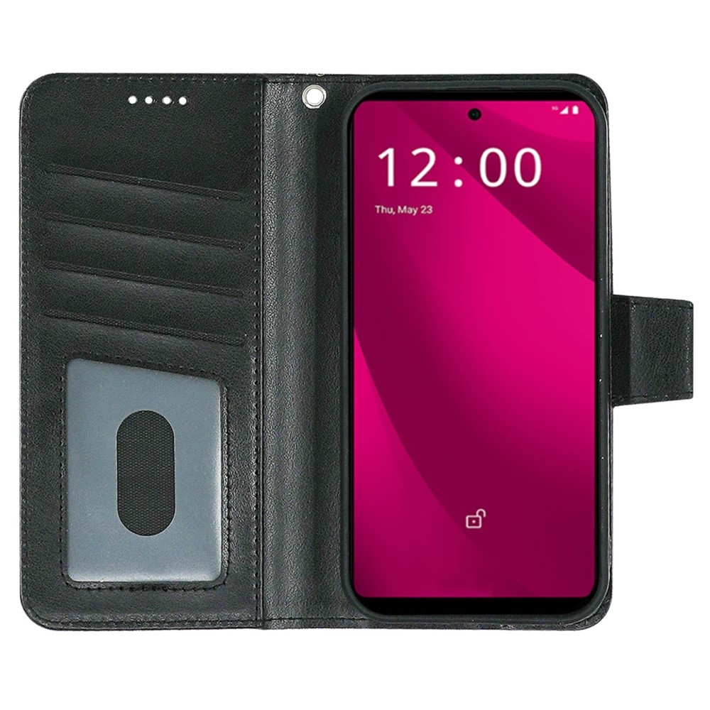 Strong knížkové pouzdro na T-Mobile T Phone 2 Pro - černé