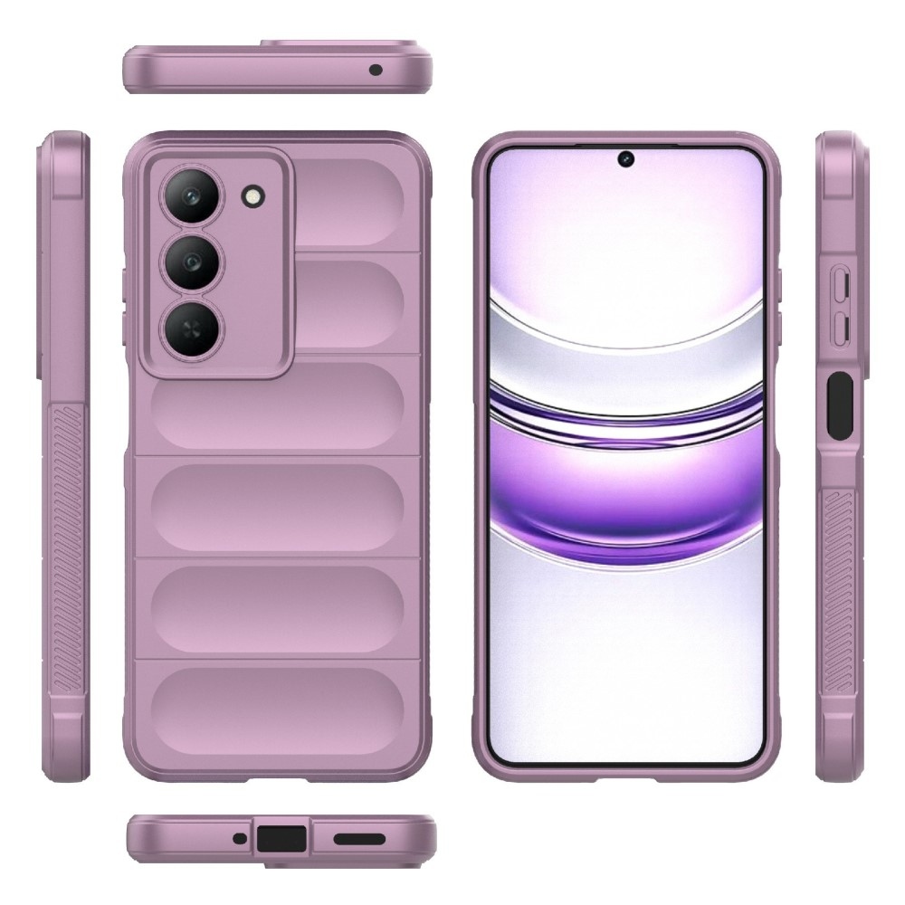 Rugg odolný gelový obal na Realme 14x 5G - světlefialový