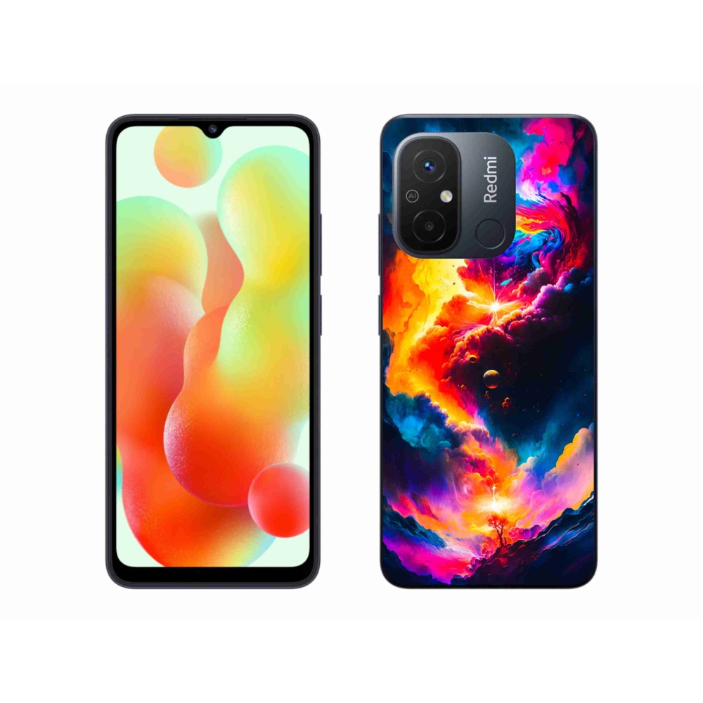 Gelový kryt mmCase na Xiaomi Redmi 12C - abstraktní motiv