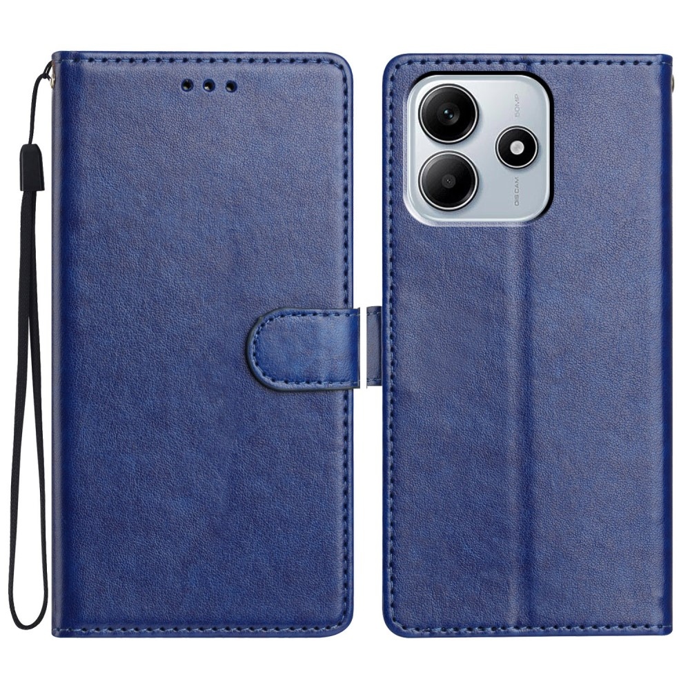 Clots knížkové pouzdro na Xiaomi Redmi Note 14 5G - modré