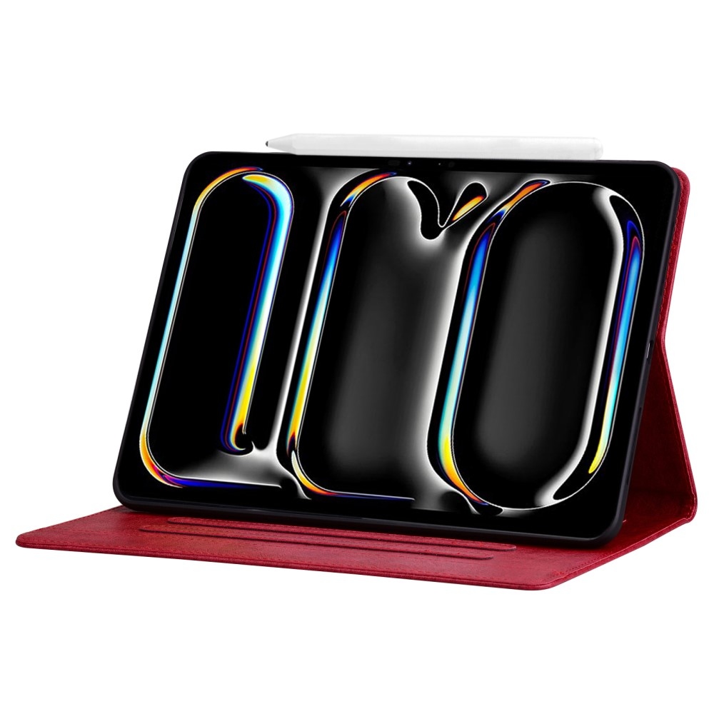 Business zavírací pouzdro na tablet iPad Air 13 (2024)/(2025) - červené