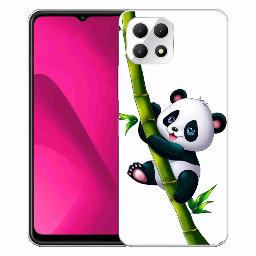 Gelový kryt mmCase na T-Mobile T Phone 2 - panda na bambusu