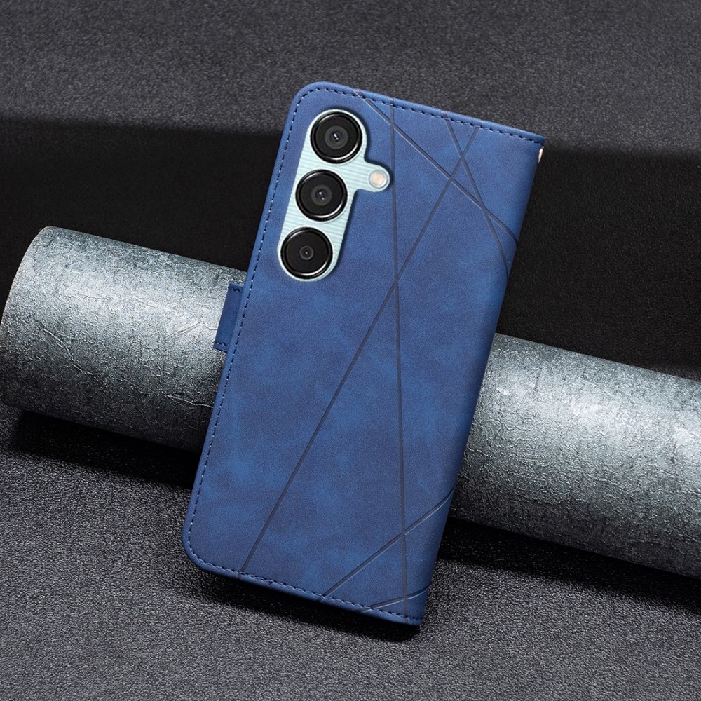 BINFEN knížkové pouzdro na Samsung Galaxy M15 5G - modré