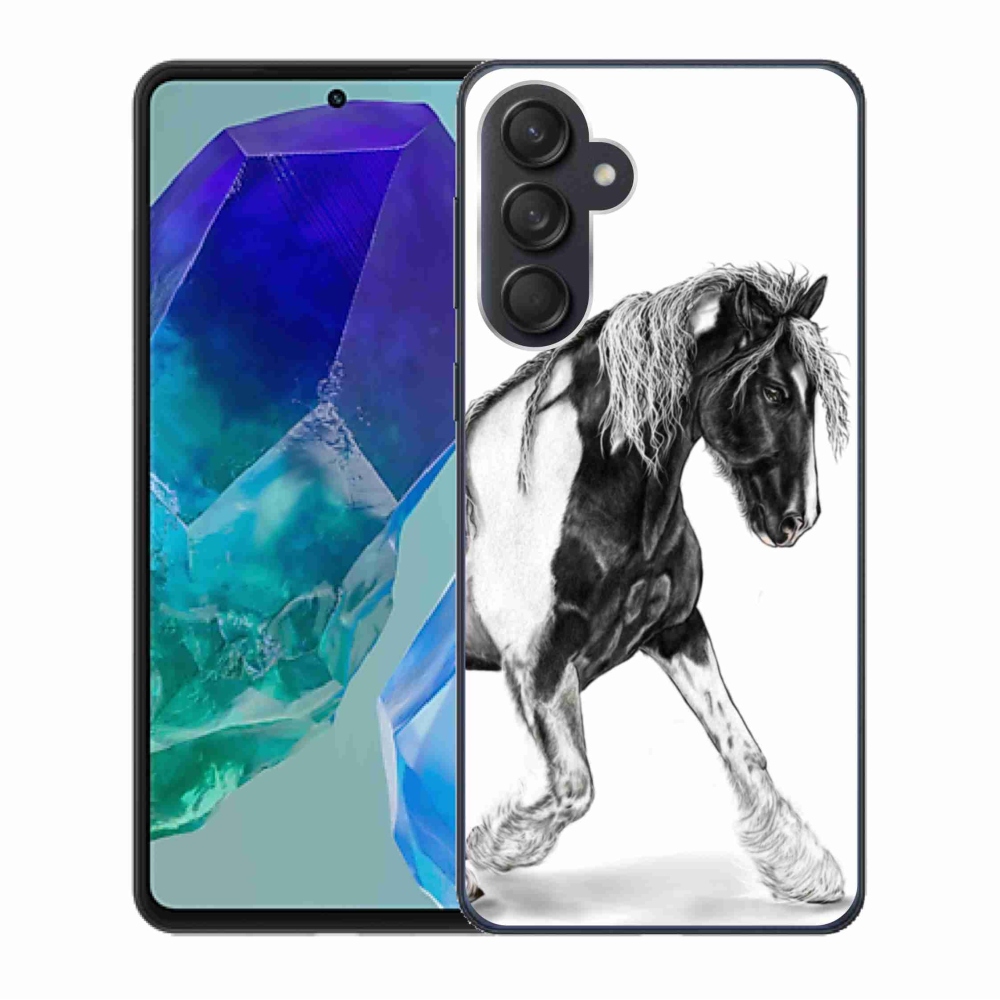 Gelový kryt mmCase na Samsung Galaxy M55 5G - kůň