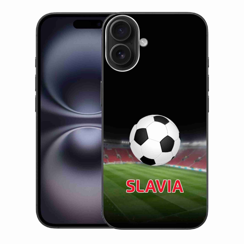 Gelový kryt mmCase na iPhone 16 Plus - slavia 1