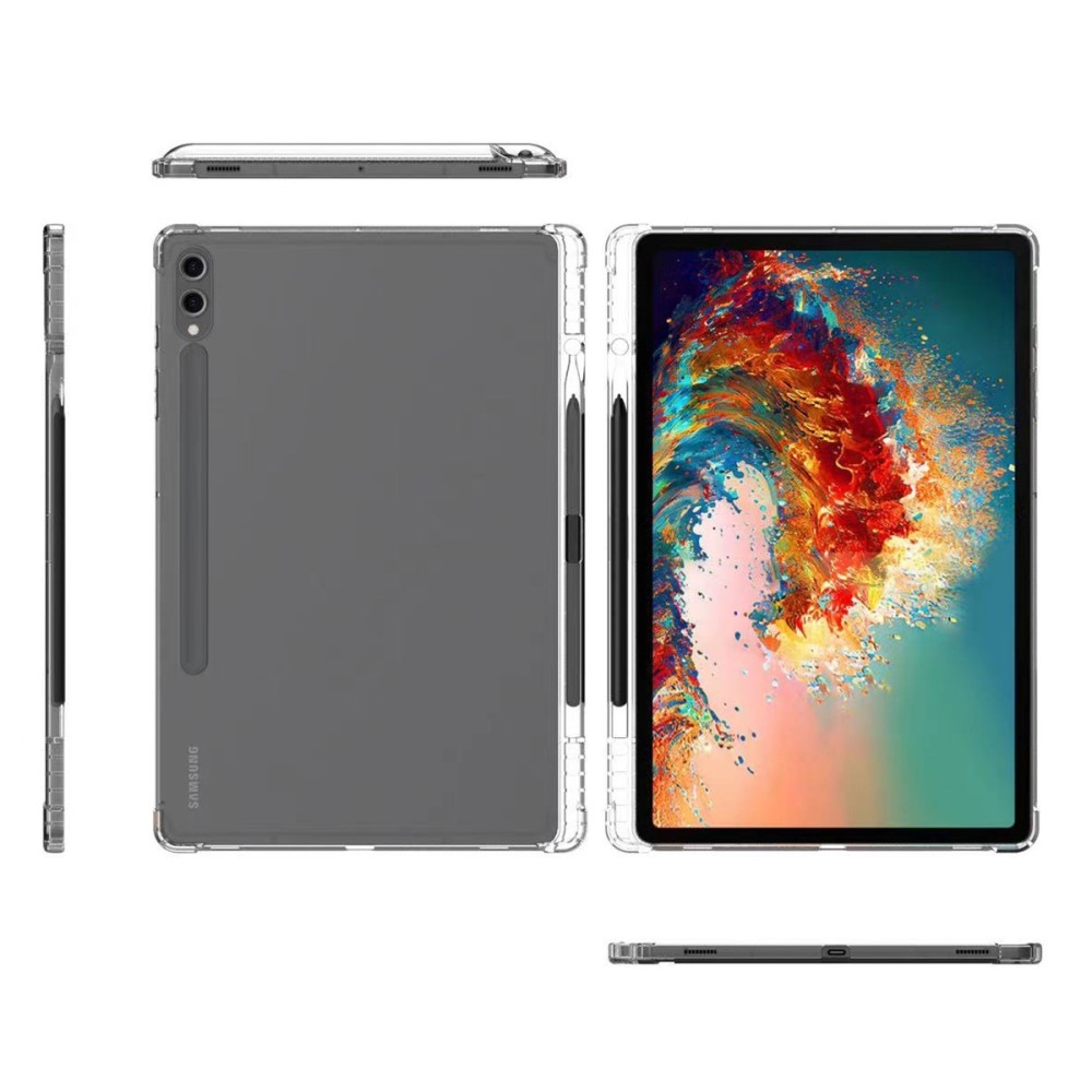 Průhledný gelový obal na Samsung Galaxy Tab S9+/Tab S10+ - průhledný
