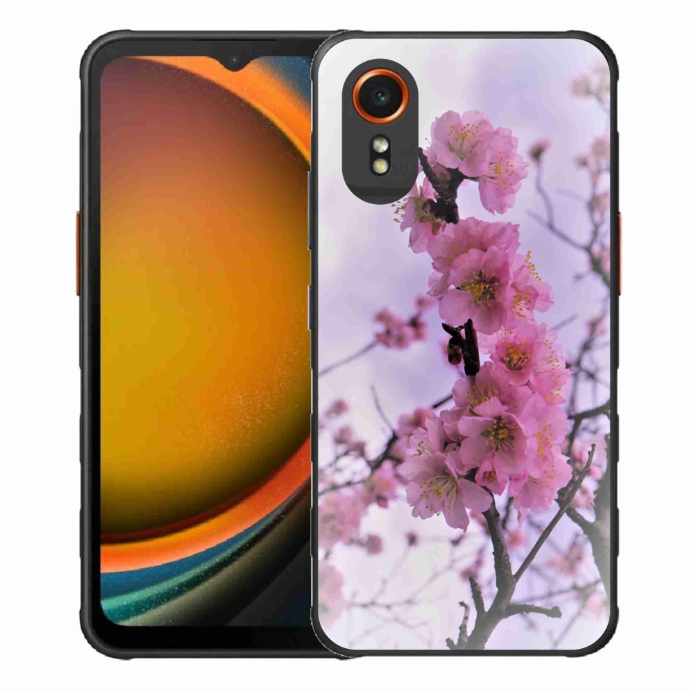 Gelový kryt mmCase na Samsung Galaxy Xcover 7 - květiny 7