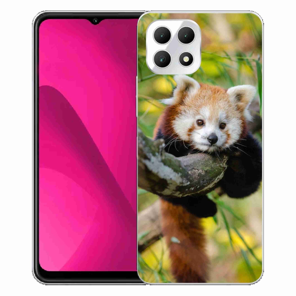 Gelový kryt mmCase na T-Mobile T Phone 2 - panda červená