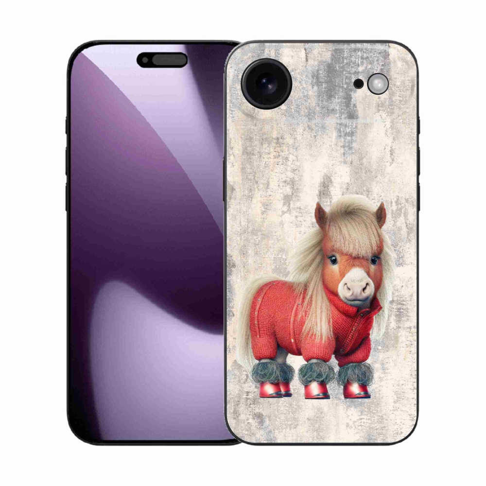 Gelový kryt mmCase na iPhone 17 Air - poník ve svetru