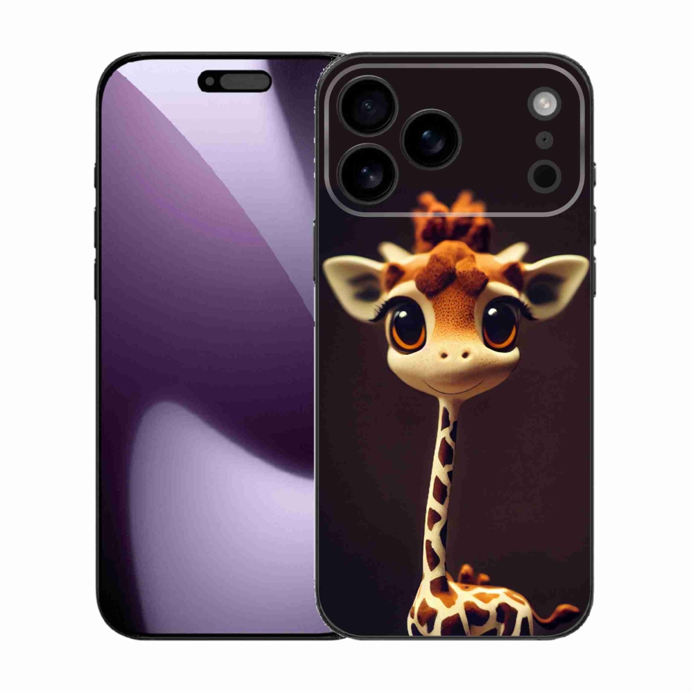 Gelový kryt mmCase na iPhone 17 Pro Max - malá žirafa