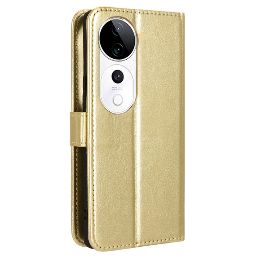Crazy knížkové pouzdro na Vivo V40 5G - zlaté