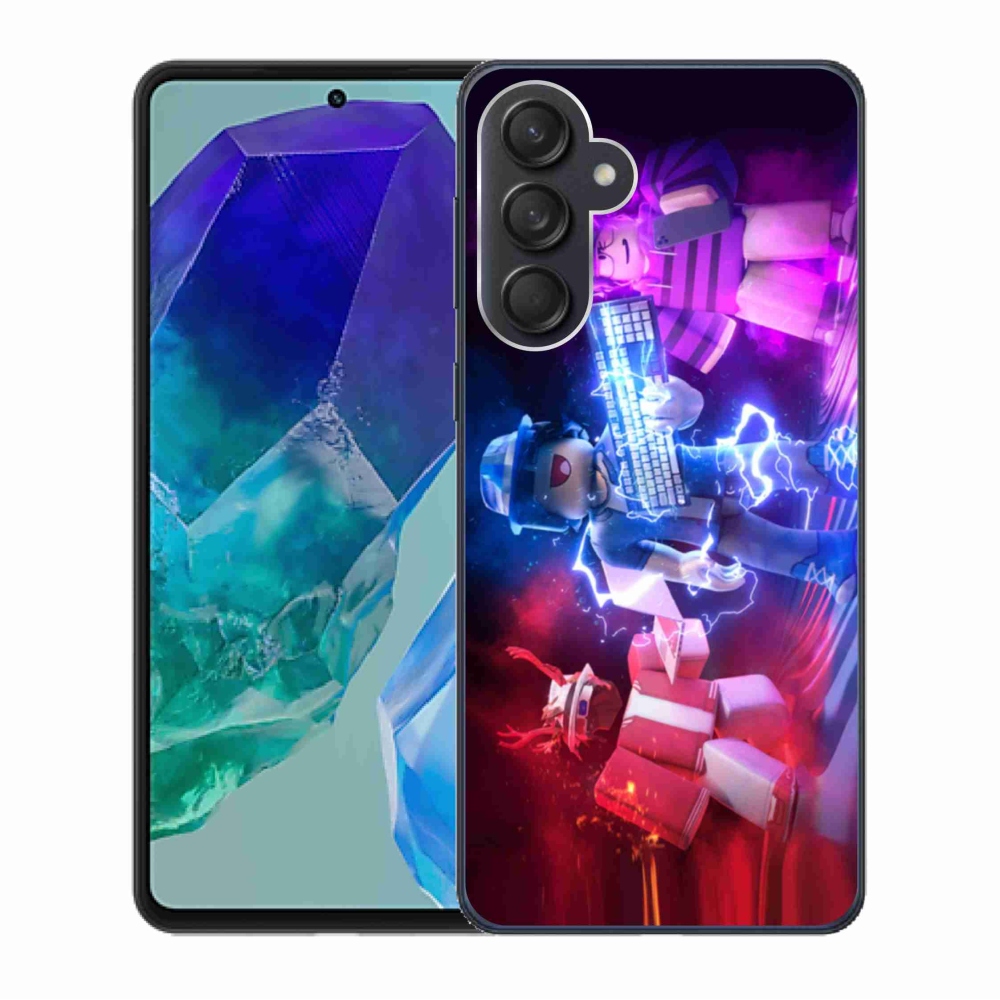 Gelový kryt mmCase na Samsung Galaxy M55 5G - roblox
