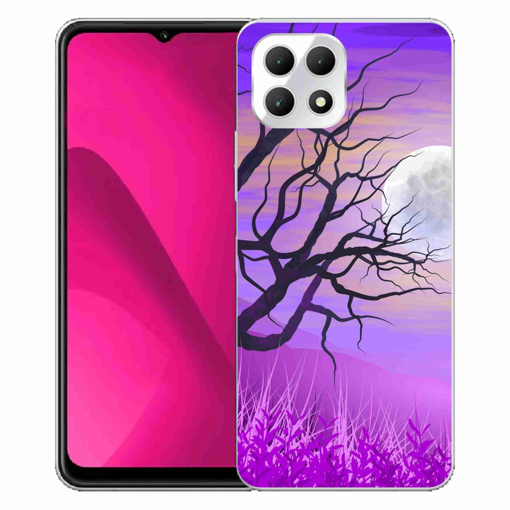 Gelový kryt mmCase na T-Mobile T Phone 2 - kreslený opadaný strom