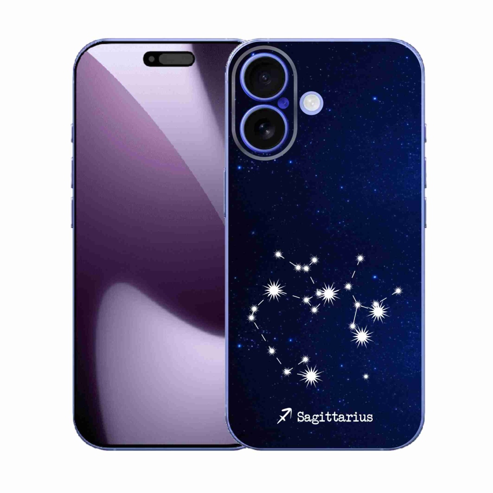 Gelový kryt mmCase na iPhone 17 - souhvězdí Střelce