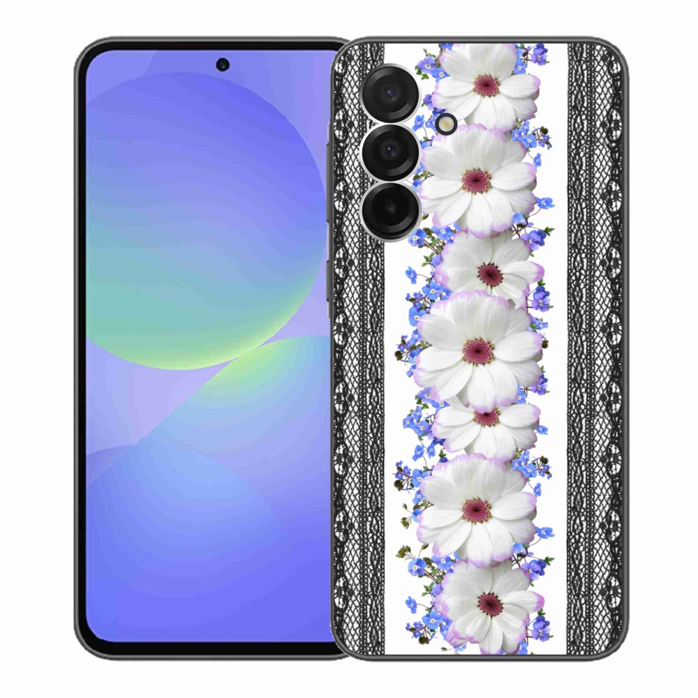 Gelový kryt mmCase na Samsung Galaxy A36 5G - květiny 8