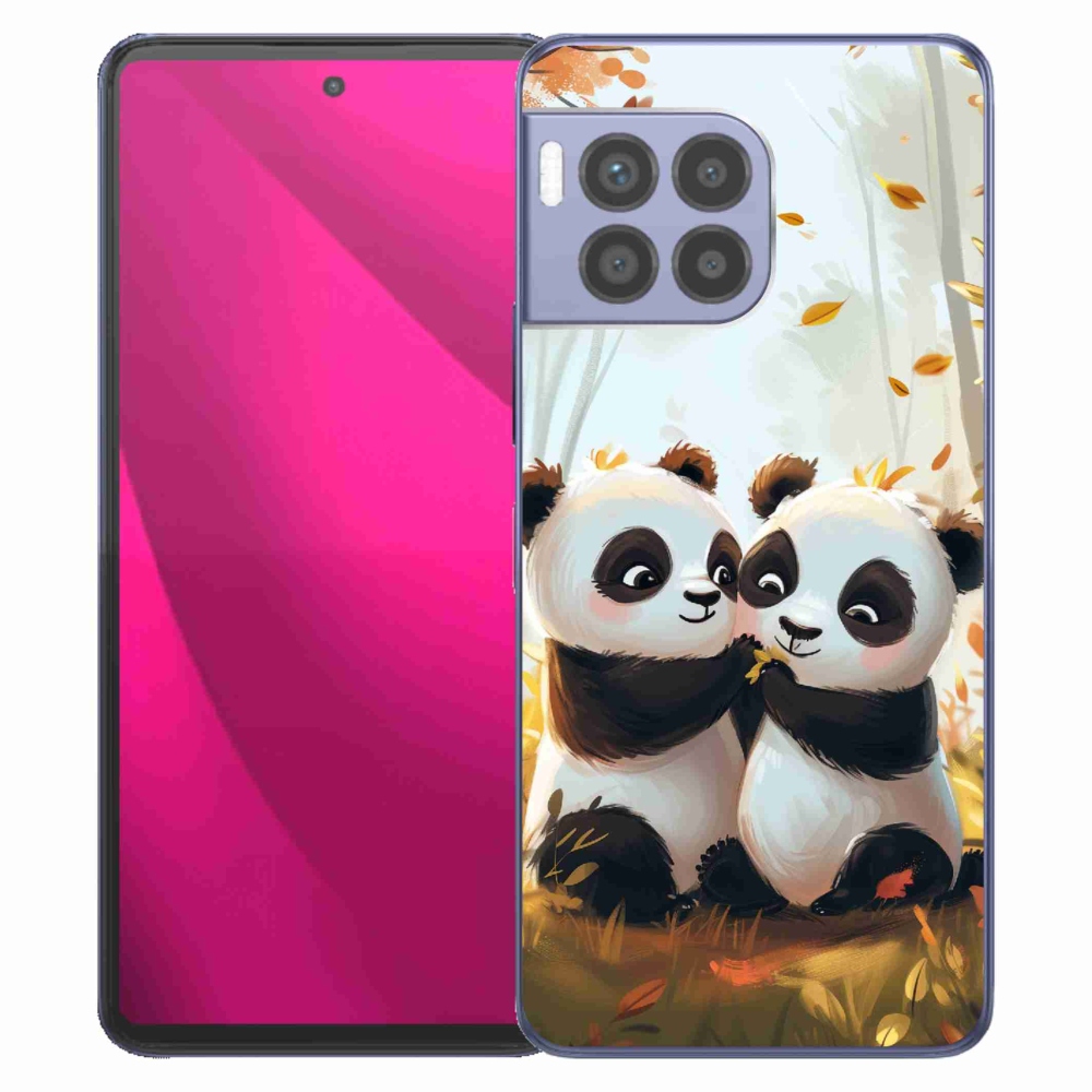 Gelový kryt mmCase na T-Mobile T Phone 2 Pro - pandy