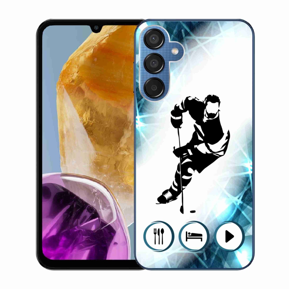 Gelový kryt mmCase na Samsung Galaxy M15 5G - hokej 1