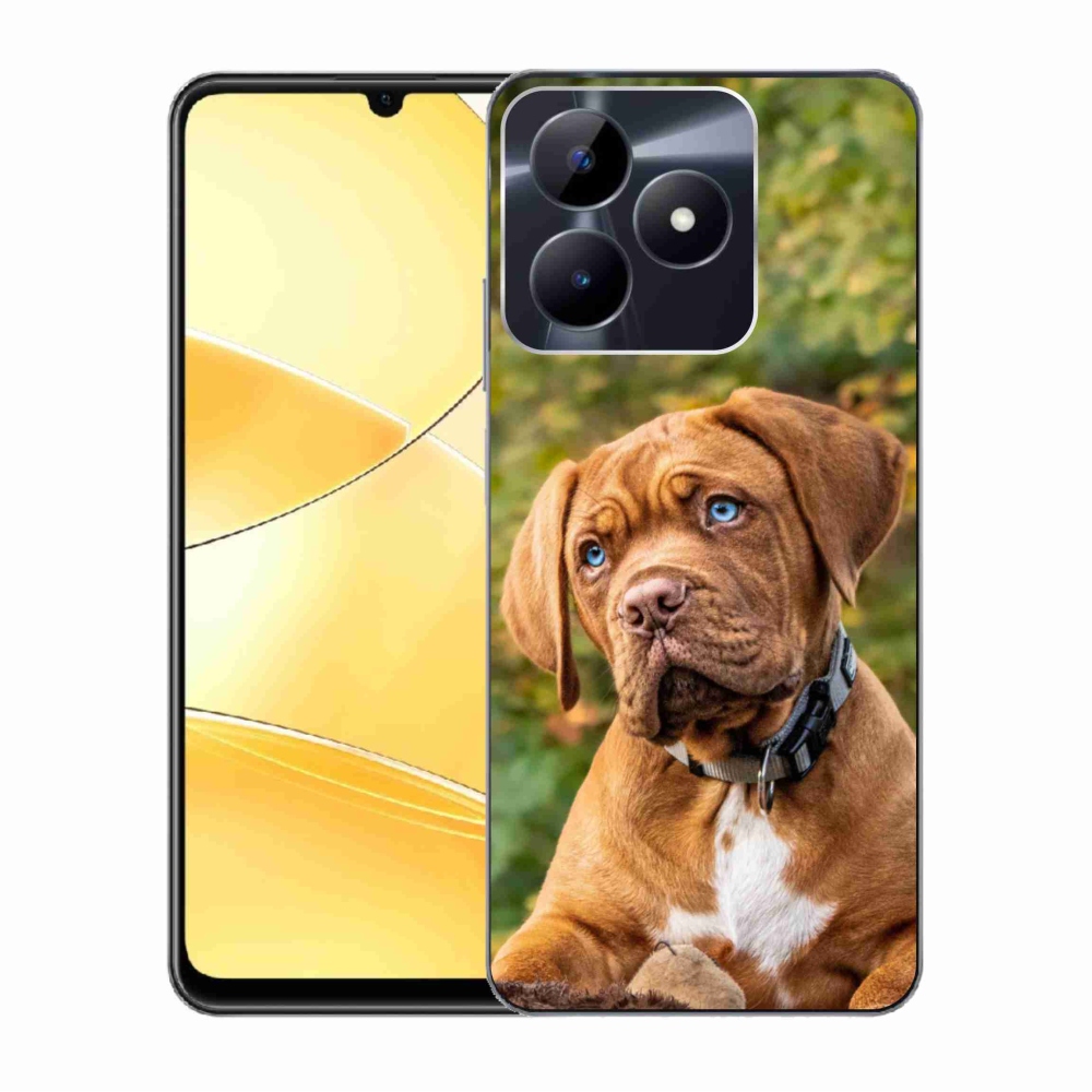 Gelový kryt mmCase na Realme C51/C53 - štěně 