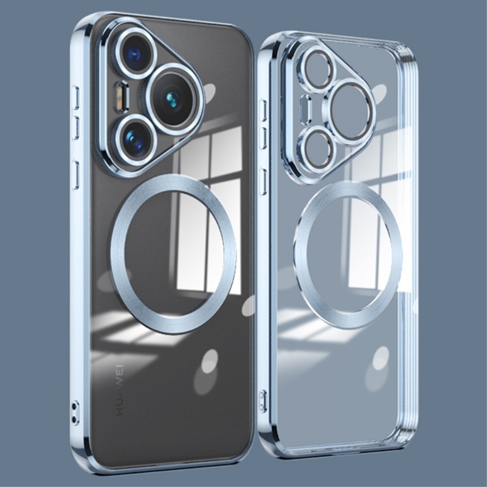 Case gelový obal s ochranou fotoaparátu a podporou MagSafe na Huawei Pura 70 Pro - modrý