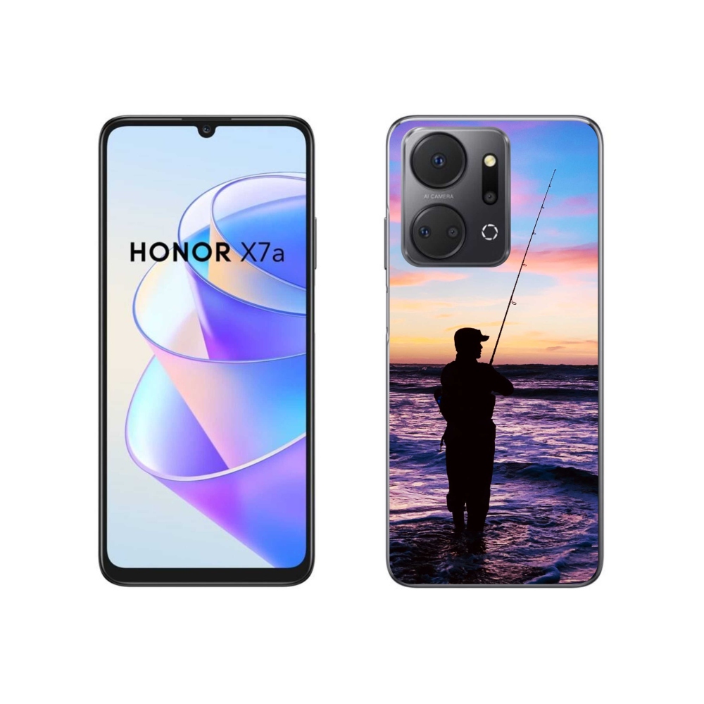 Gelový kryt mmCase na Honor X7a - rybaření 1
