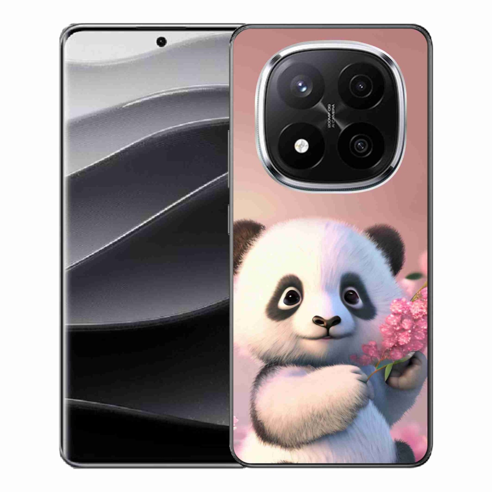 Gelový kryt mmCase na Xiaomi Redmi Note 14 Pro+ 5G - roztomilá panda